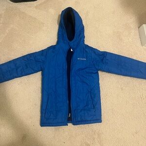 Columbia Vibrant Blue Hooded Jacket